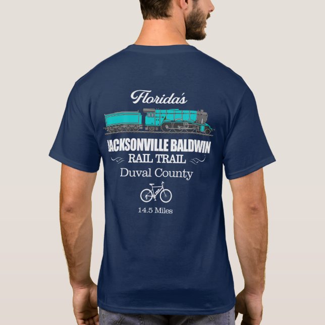 Jacksonville Baldwin Rail Trail (RT2) T-Shirt (Rückseite)
