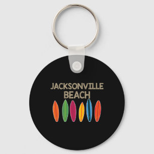 Jacksonville Beach Familienurlaub-Shirt Florida Schlüsselanhänger