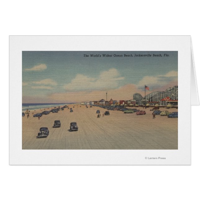 Jacksonville Beach, FL - Der älteste Ozean der Wel (Vorderseite (Horizontal))