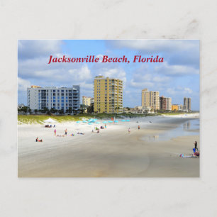 Jacksonville Beach Florida Feiertagspostkarte