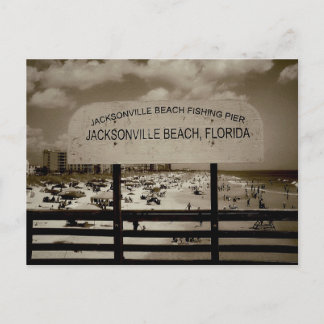 Jacksonville Beach, Florida Postkarte