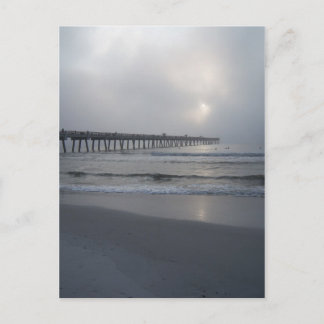 Jacksonville Beach, Florida. Sunrise/Nebel Postkar Postkarte