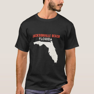Jacksonville Beach Florida USA Staat America Train T-Shirt