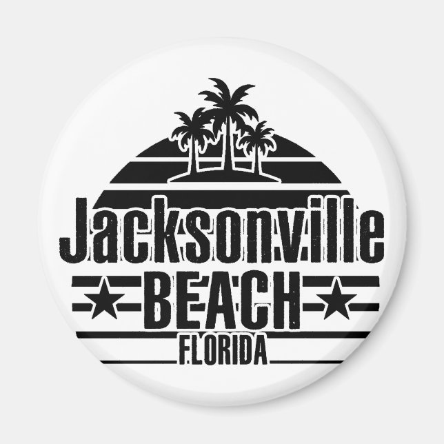 Jacksonville Beach Magnet (Vorne)