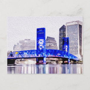 Jacksonville, FL Postkarte