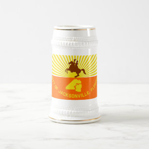 Jacksonville Flag Bierglas