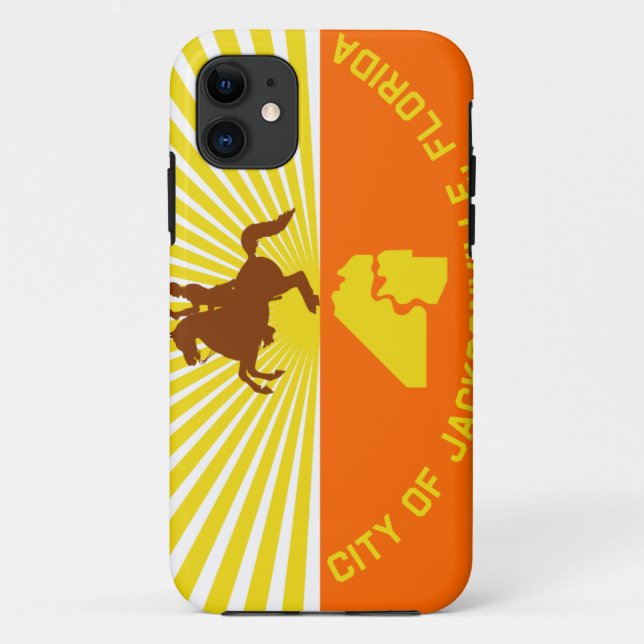 Jacksonville Flag Case-Mate iPhone Hülle (Rückseite)