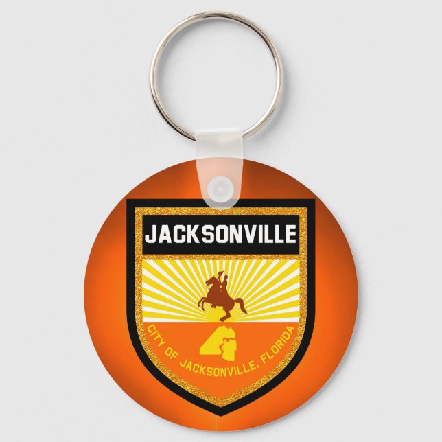 Jacksonville Flag Schlüsselanhänger (Vorderseite)
