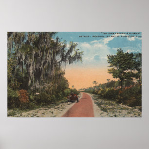 Jacksonville, Florida - Ansicht von John Anderson Poster