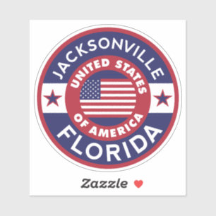 JACKSONVILLE, Florida Aufkleber