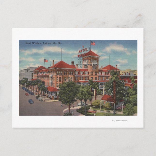 Jacksonville, Florida - Außenansicht des Hotels Postkarte (Vorderseite)