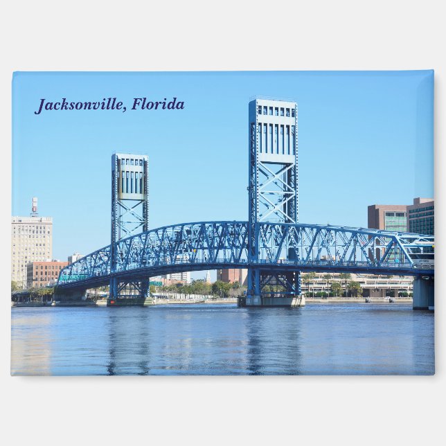 Jacksonville Florida Brücke Magnet (Vorderseite)