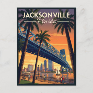 Jacksonville Florida Postkarte