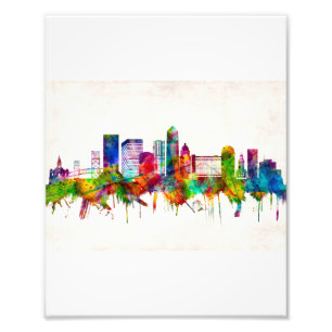Jacksonville Florida Skyline Fotodruck