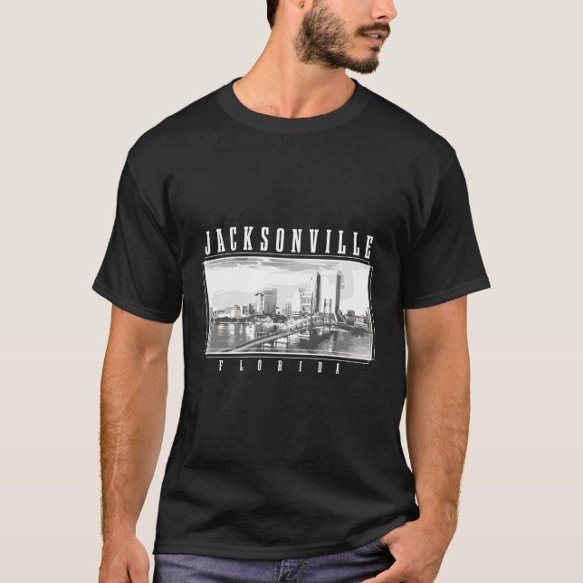 Jacksonville Florida Skyline Jacksonville T-Shirt (Vorderseite)