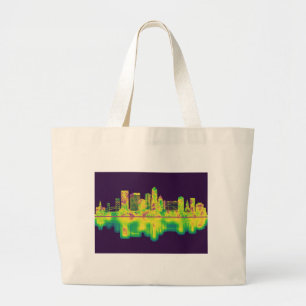 Jacksonville Florida Skyline Jumbo Stoffbeutel