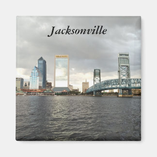 Jacksonville Florida Souvenir Foto Magnet