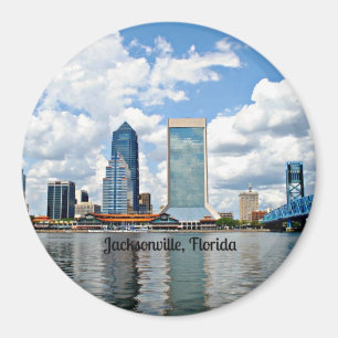 Jacksonville, Florida Stadtbild Magnet