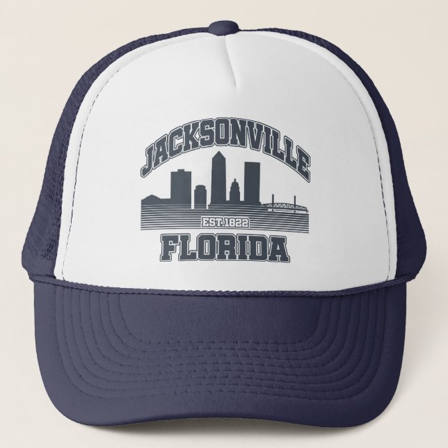 Jacksonville, Florida Truckerkappe (Vorderseite)