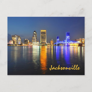 Jacksonville, Florida, USA Postkarte