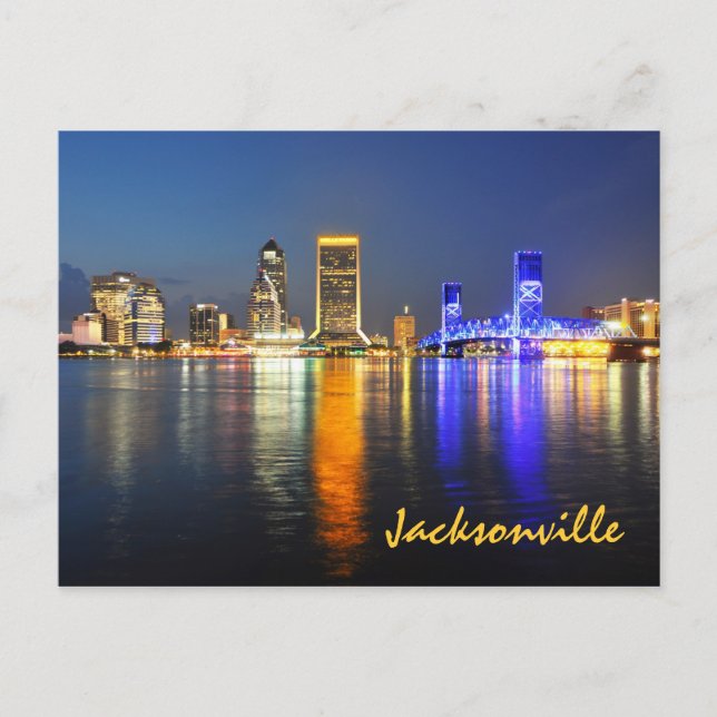 Jacksonville, Florida, USA Postkarte (Vorderseite)