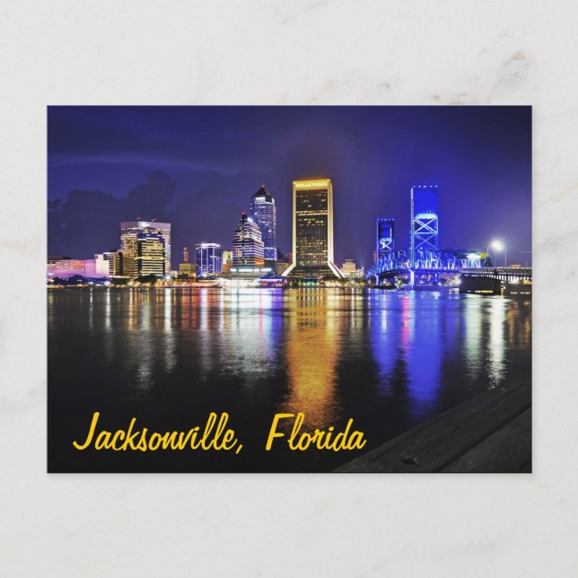 Jacksonville, Florida, USA Postkarte (Vorderseite)