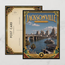 Jacksonville Florida Vintage Art Deco Golden Age