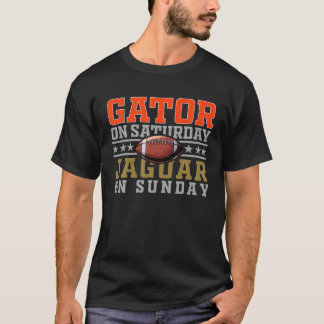 Jacksonville Gator am Samstag Jaguar am Sonntag T-Shirt