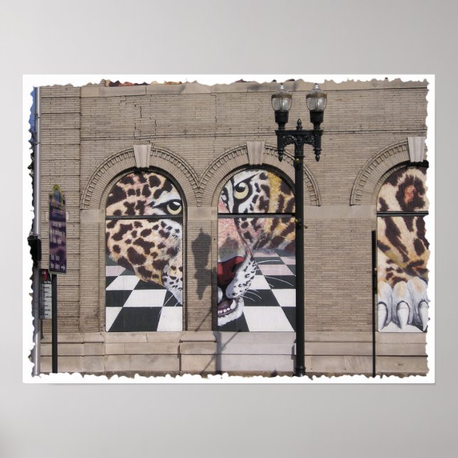 Jacksonville Jaguar Mural Poster (Vorne)