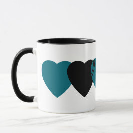 Jacksonville Jaguars Football Heart Design Tasse