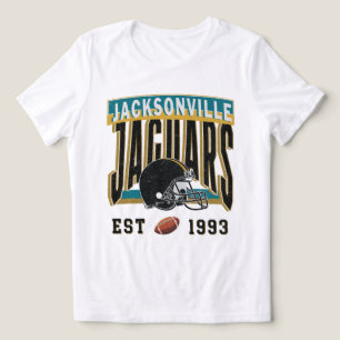 Jacksonville Jaguars Vintage Helmets T-Shirt Tri-Blend Shirt