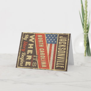 Jacksonville North Carolina Karte