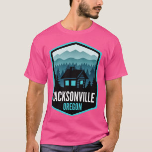 Jacksonville Oregon Bergstadt-Hütte T-Shirt