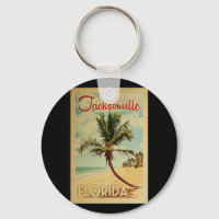 Jacksonville Palm Tree Vintage Travel