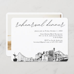 Jacksonville Probe Einladungs-Karte Begleitkarte