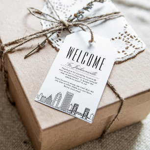 Jacksonville Skyline Begrüßungstipps Geschenkanhänger