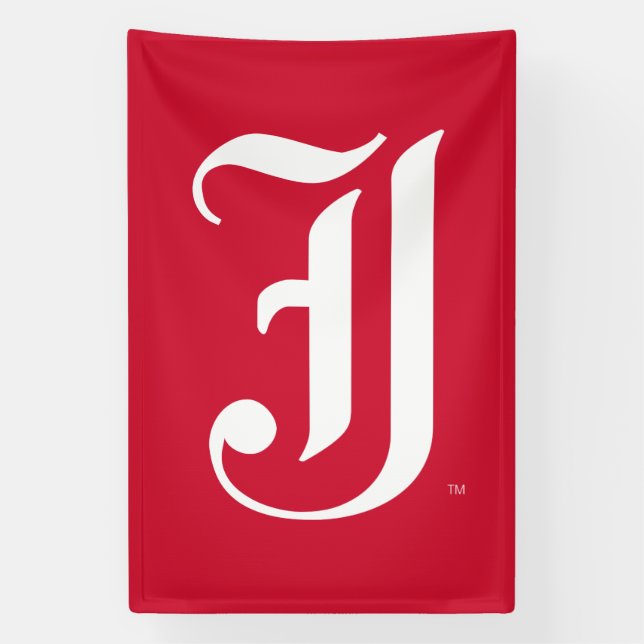 Jacksonville Staat University Classic JSU Letter Banner (Vertikal)