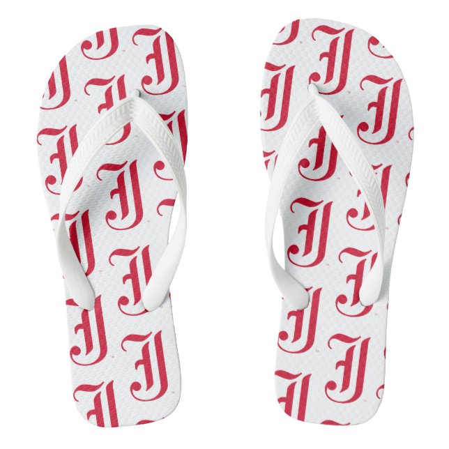 Jacksonville Staat University Classic JSU Letter Flip Flops (Fußbett)