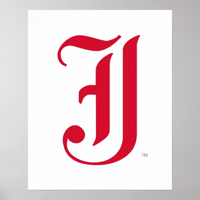 Jacksonville Staat University Classic JSU Letter Poster (Vorne)