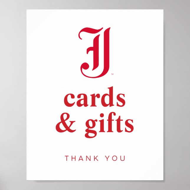 Jacksonville Staat University Classic JSU Letter Poster (Vorne)