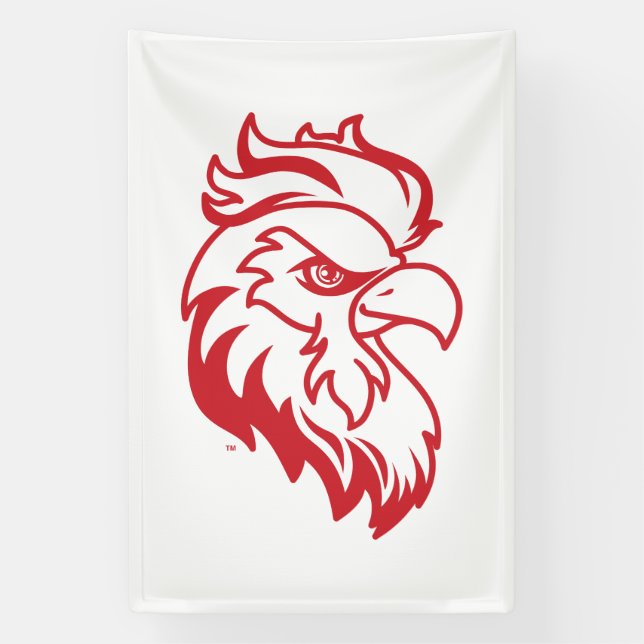 Jacksonville Staat University Gamecocks Red Eagle Banner (Vertikal)