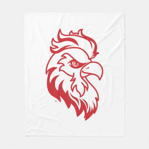 Jacksonville Staat University Gamecocks Red Eagle Fleecedecke