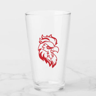 Jacksonville Staat University Gamecocks Red Eagle Glas