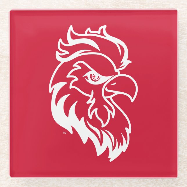 Jacksonville Staat University Gamecocks Red Eagle Glasuntersetzer (Vorderseite)
