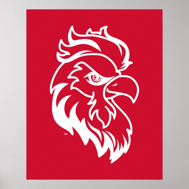 Jacksonville Staat University Gamecocks Red Eagle Poster (Vorne)