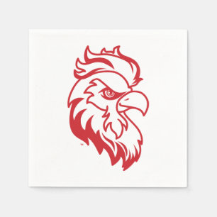 Jacksonville Staat University Gamecocks Red Eagle Serviette