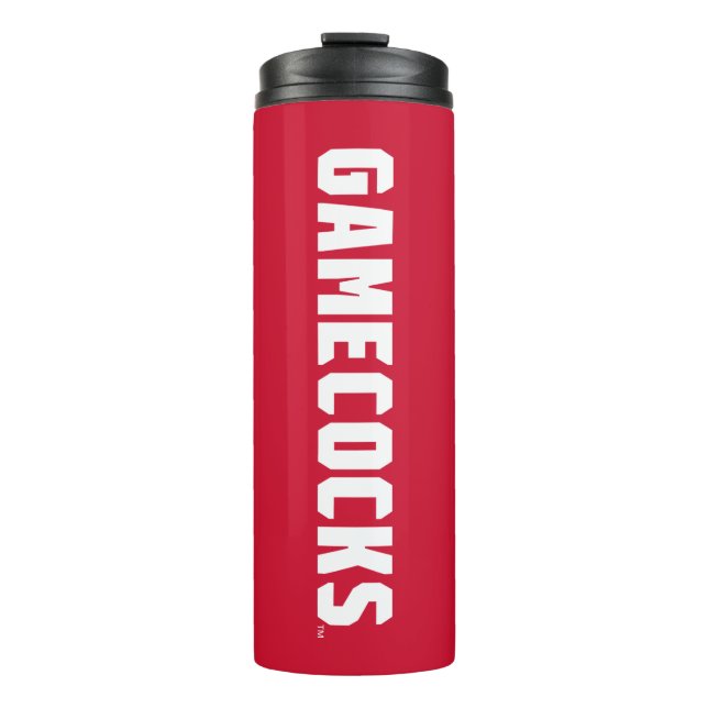 Jacksonville Staat University Gamecocks Rotes Logo Thermosbecher (Vorderseite)