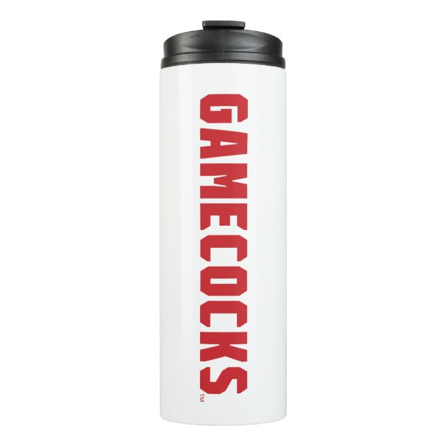 Jacksonville Staat University Gamecocks Rotes Logo Thermosbecher (Vorderseite)