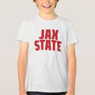 Jacksonville Staat University JAX STAAT Bold Red Tri-Blend Shirt