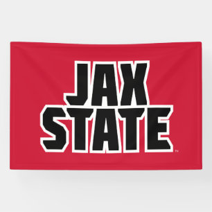 Jacksonville Staat University JAX STAAT Bold Text Banner